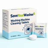 SaveYourWasher single box and tablet