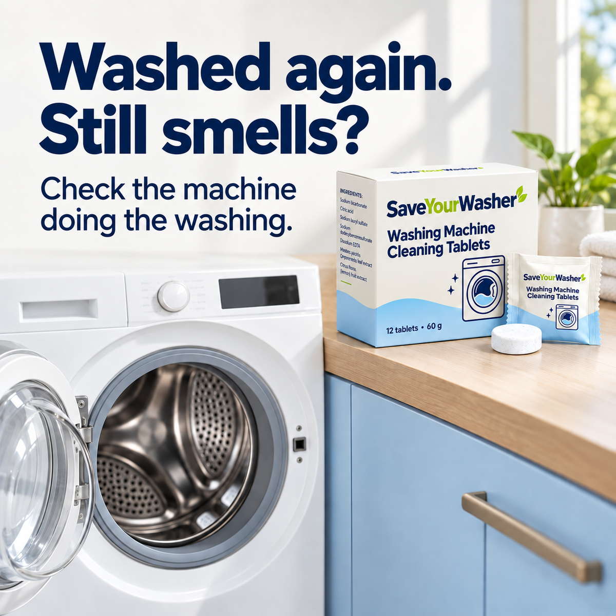 SaveYourWasher washing machine cleaning tablets — image 5